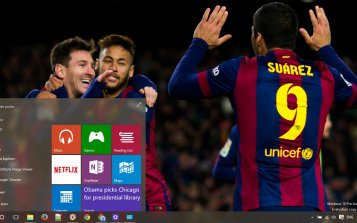 FC Barcelona Theme Desktop