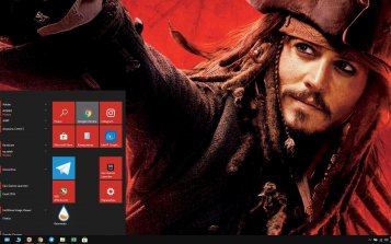 Captain Jack Sparrow Theme Desktop