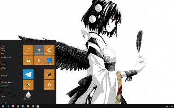 Aya Shameimaru Theme Desktop