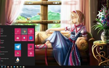 Alice Margatroid Theme Desktop