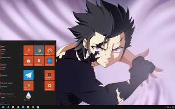 Gray Fullbuster Theme Desktop