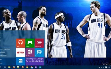 Dallas Mavericks Theme Desktop