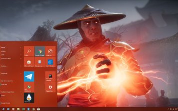 Raiden (Mortal Kombat) Theme Desktop