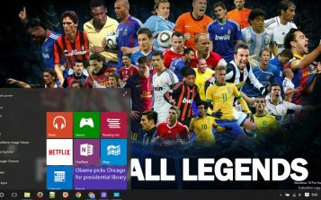 Legends of Football Theme Desktop