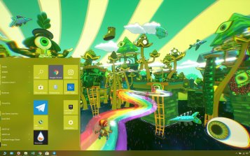 Psychonauts Theme Desktop