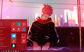 Yuji Itadori Theme Desktop