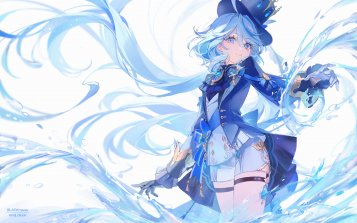 Furina (Genshin Impact) Theme Desktop