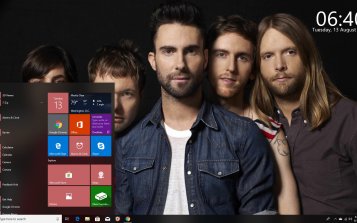 Maroon 5 Theme Desktop