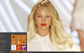 Candice Swanepoel Theme Desktop