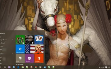 Pixiv Fantasia Theme Desktop