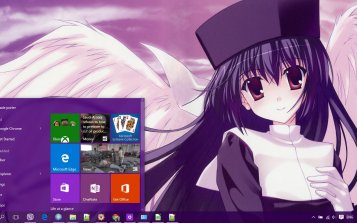 Anime Angel Theme Desktop