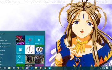Oh My Goddess! Theme Desktop