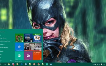 Batgirl Theme Desktop