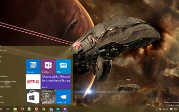 EVE Online Theme Desktop
