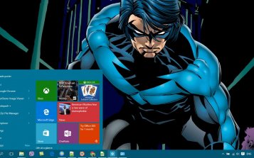 Nightwing Theme Desktop