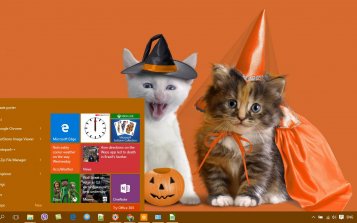 Cute Halloween Theme Desktop