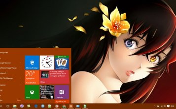 Anime Girl Theme Desktop