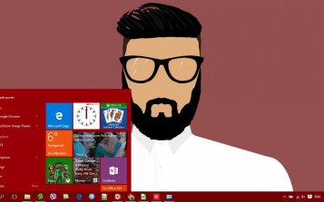 Hipster Theme Desktop