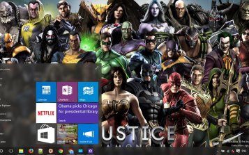 Injustice Gods Among Us Theme Desktop