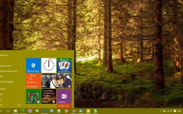 Forest Theme Desktop