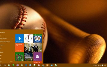 Baseball Theme Desktop