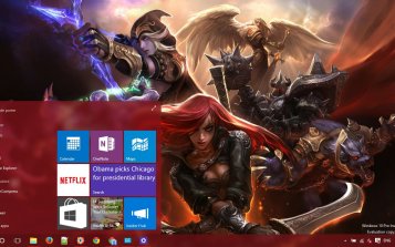 League of Legends Theme Desktop