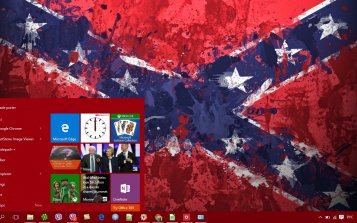 Rebel Flag Theme Desktop