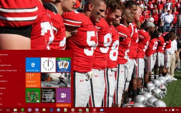 Ohio State Theme Desktop