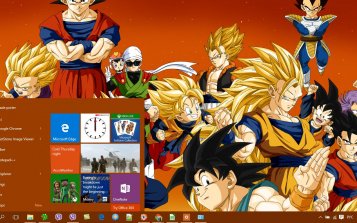 DBZ Theme Desktop