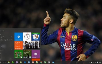 Neymar Theme Desktop