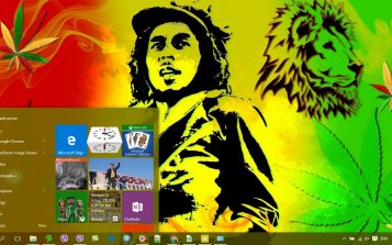 Rasta Theme Desktop