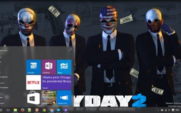 Payday 2 Theme Desktop
