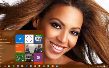 Beyonce Theme Desktop