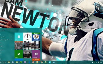 Carolina Panthers Theme Desktop
