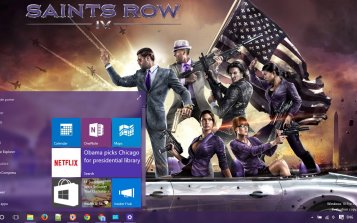 Saints Row IV Theme Desktop