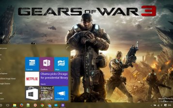 Gears of War 3 Theme Desktop