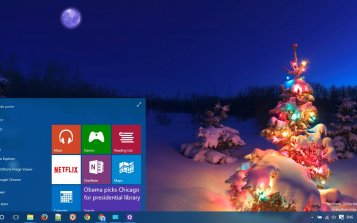 Holiday Lights Theme Desktop