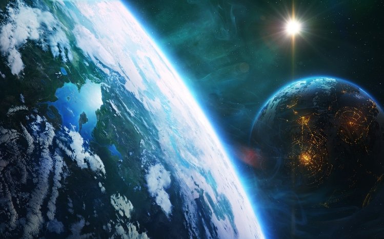 Outer Space Theme screenshot #14