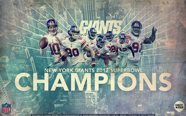 NY Giants Theme screenshot #5