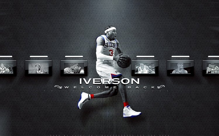 Allen Iverson Theme screenshot #5