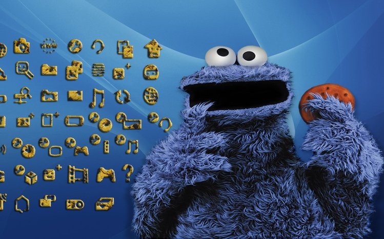 Cookie Monster Theme screenshot #1