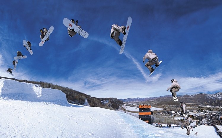 Snowboarding Theme screenshot #2