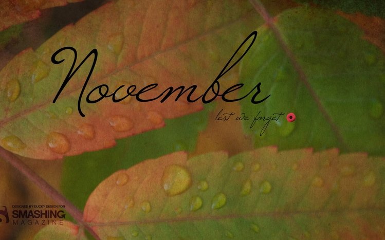November Theme screenshot #8