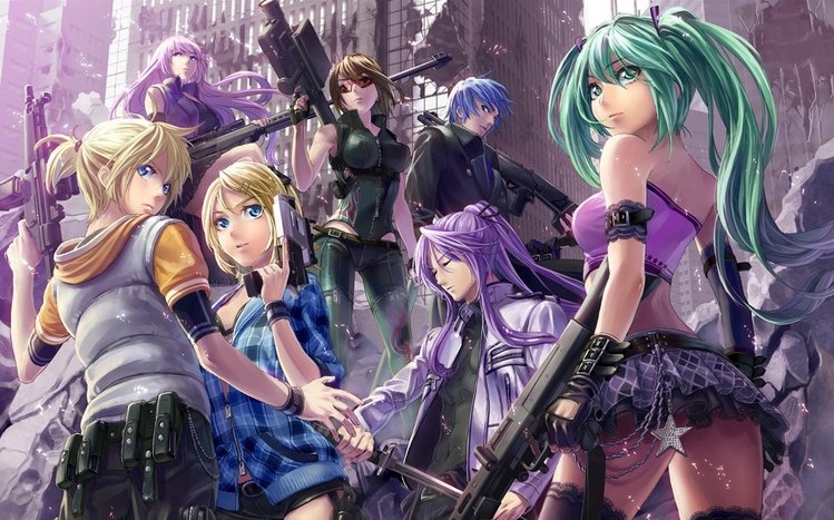 Vocaloid Theme screenshot #13