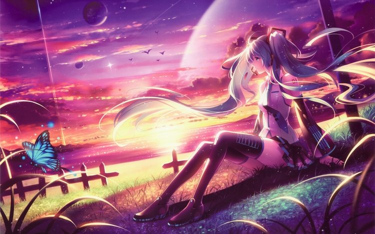 Vocaloid Theme screenshot #6