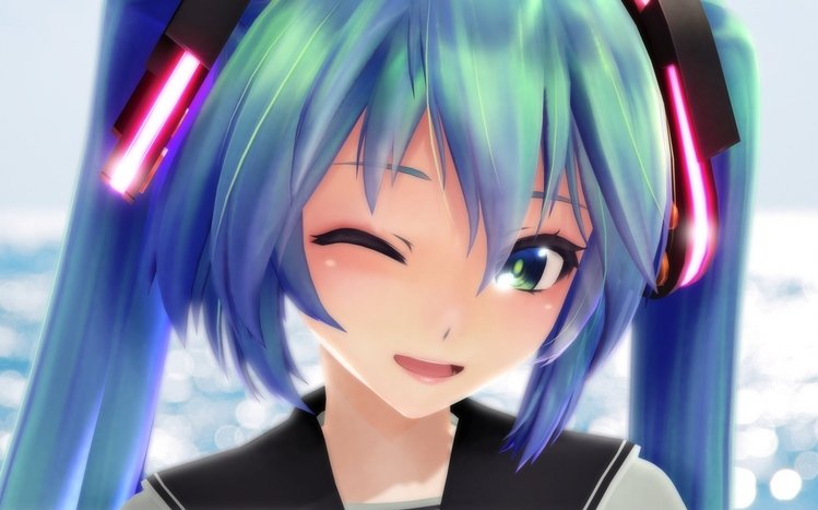 Vocaloid Theme screenshot #7