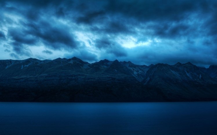 Dark Blue Theme screenshot #3