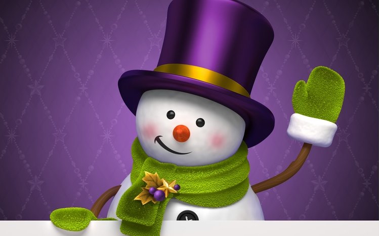 Snowman Theme screenshot #8