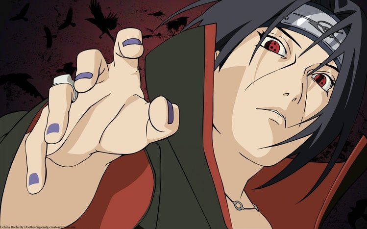 Itachi Uchiha Theme screenshot #2