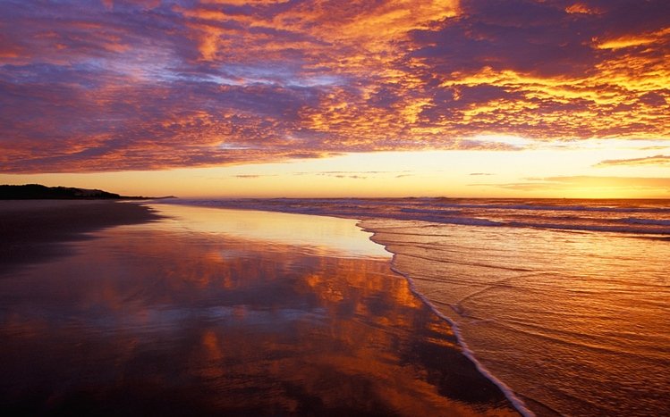 Beach sunset Theme screenshot #13